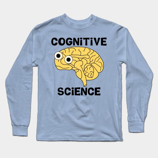 Cognitive Science Brain Long Sleeve T-Shirt by Barthol Graphics